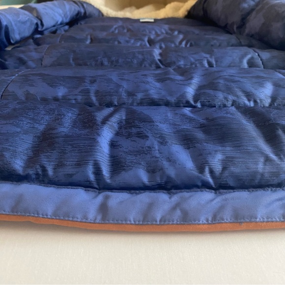 Columbia Winter Challenger 550 Down Vest Women M Sherpa Hooded Full Zip Puffer - Picture 12 of 16